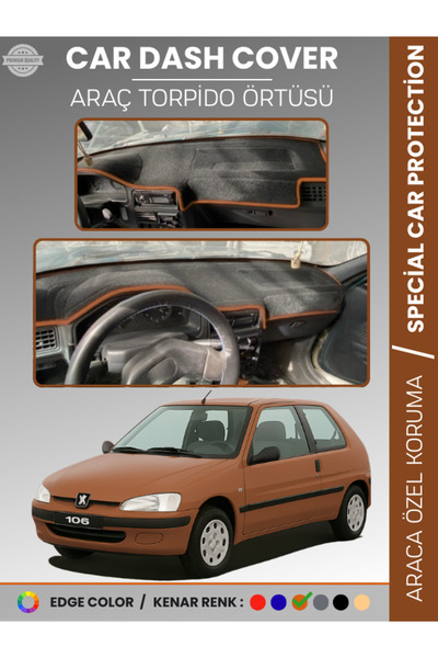 e-biz Peugeot 106 (1991-2003) Dashboard Cover Front Chest Dashboard Protectio...