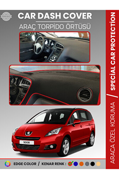 e-biz غطاء لوحة التحكم في السيارة PEUGEOT 5008 (2011-2014) لحماية لوحة التحكم...