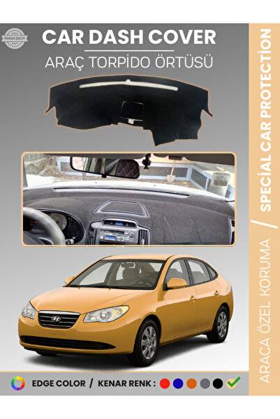 e-biz Hyundai̇ Elantra (2007-2011) Dashboard Cover Front Chest H Rug Vehicle-...