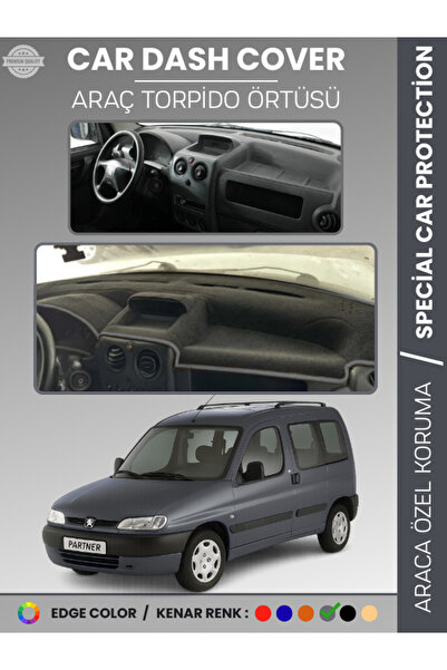 e-biz غطاء لوحة التحكم في السيارة PEUGEOT PARTNER (1996-2002) - حماية لوحة ال...