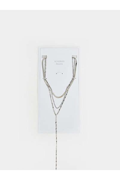 LC Waikiki قلادة نسائية من سلسلة I مرصّع بالأحجار من متجر فريزن ستور