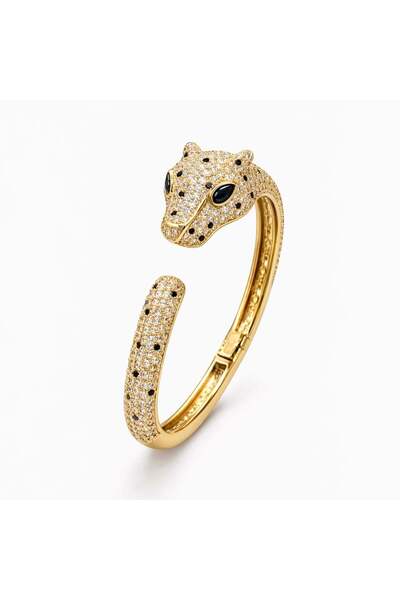 neslyaccessories Panter Kelepçe Bracelet