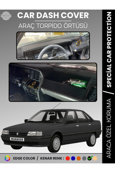 e-biz غطاء توربيدو RENAULT 21 MANAGER، حماية أمامية للصدر، حماية التوربيدو، م...