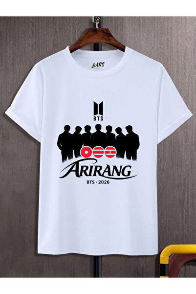 barsdepo Tricou BTS ARIRANG B cu imprimeu – Cu cadou SUPRIZ |   Calitate Premium