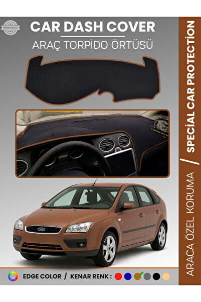 e-biz غطاء لوحة التحكم لسيارة فورد فوكس 2 (2005-2008) - حماية كاملة للوحة الت...