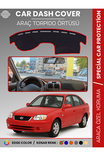 e-biz غطاء لوحة القيادة HYUNDAI ACCENT ADMIRE-MILLENIUM (2000-2005) يمنع التش...