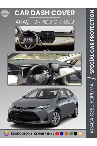 e-biz غطاء لوحة القيادة لتويوتا كورولا (2019+) E210 مع شاشة رقمية وحماية للوح...