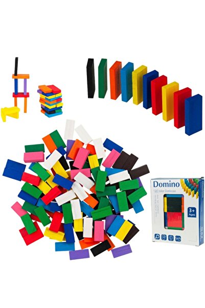 AMOI Domino mari din lemn, 120 buc.