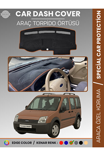 e-biz غطاء لوحة القيادة لسيارة فورد تورنيو كونكت (2002-2008) يحمي لوحة القياد...