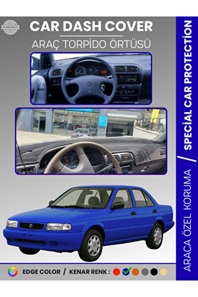 e-biz Ni̇ssan Sunny (1990-1995) Dashboard Cover Front Panel Protection Full F...