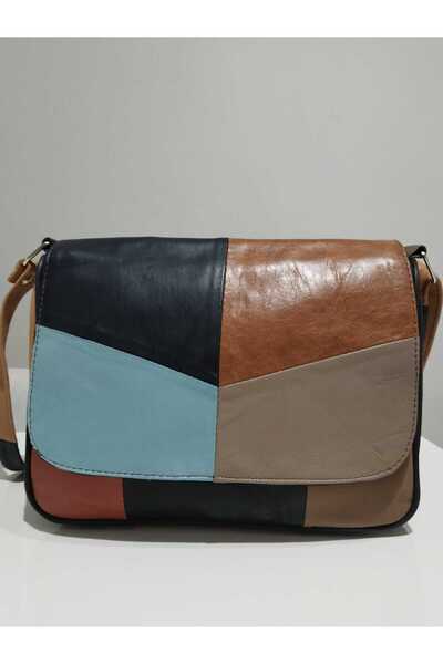 atter حقيبة نسائية من الجلد الطبيعي (25 سم × 20 سم)