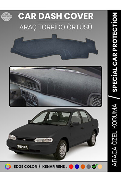 e-biz غطاء لوحة التحكم الأمامية لسيارة كيا سيفيا (1995-1998) Ha سجاد، حماية ك...