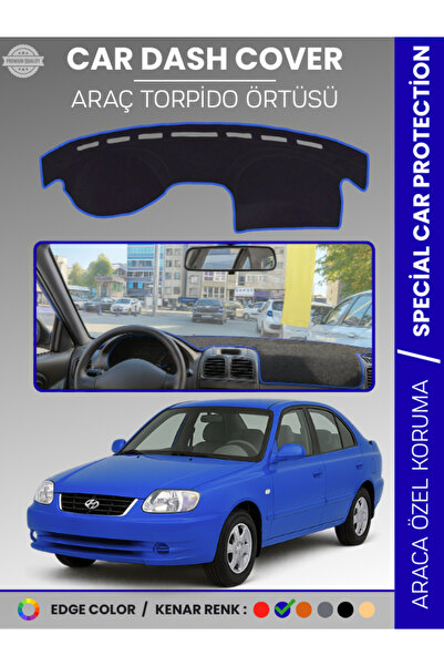 e-biz غطاء لوحة القيادة HYUNDAI ACCENT ADMIRE-MILLENIUM (2000-2005) يمنع التش...