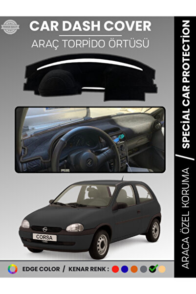 e-biz غطاء صندوق السيارة الأمامي لسيارة أوبل كورسا بي (1993-2000) سجاد حماية ...