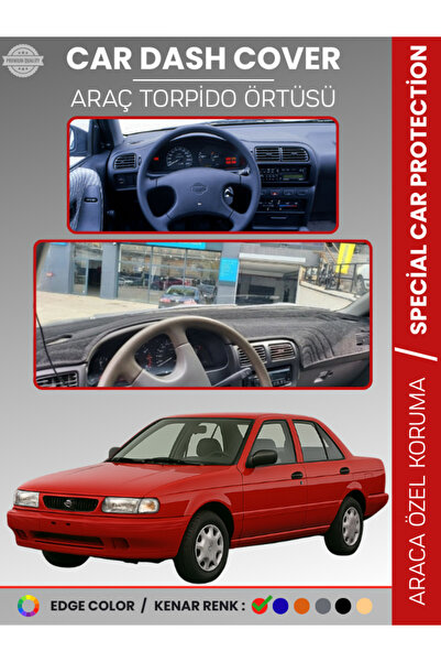 e-biz Ni̇ssan Sunny (1990-1995) Dashboard Cover Front Panel Protection Full F...