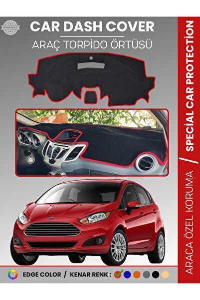 e-biz غطاء لوحة التحكم الأمامية لسيارة فورد فييستا (2008-2017) - حماية كاملة ...