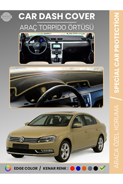 e-biz غطاء لوحة القيادة لسيارة فولكس فاجن باسات B7 (2010-2015) لحماية الصدر ا...