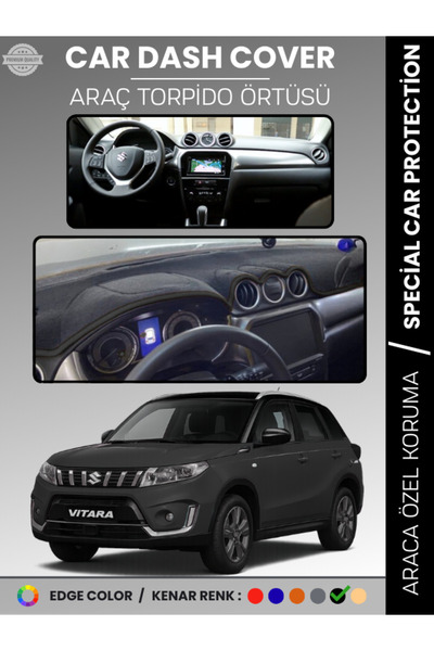 e-biz غطاء صندوق السيارة الأمامي لسيارة سوزوكي جراند فيتارا (2014-2021) حماية...