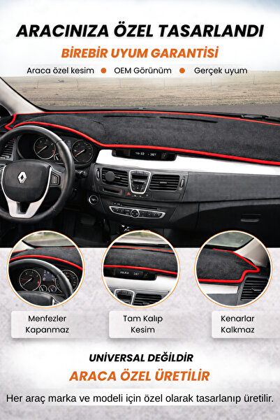 e-biz VOLKSWAGEN CADDY (2004-2015) Torpido Örtüsü Ön Göğüs Koruma Torpido Koruma Tam Uyum Çatlamayı Önler