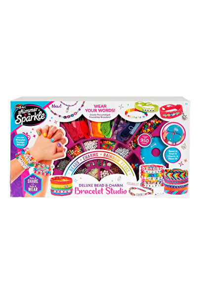 FELİTE Cra-Z-Art Shimmer N Sparkle Deluxe Bileklik Stüdyosu Tasarım Seti