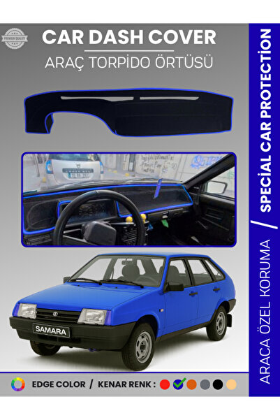 e-biz غطاء لوحة القيادة لسيارة لادا سامارا (1990-2004) مع حماية لوحة القيادة،...