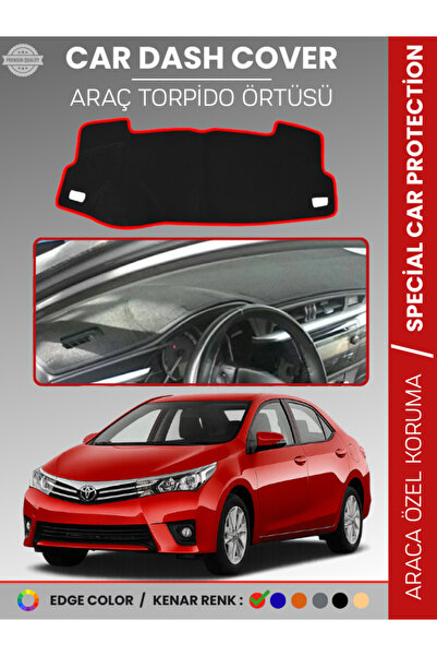 e-biz غطاء لوحة القيادة الأمامية لسيارة تويوتا كورولا E170 (2013-2019) مخصص ل...