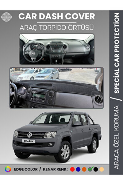 e-biz غطاء لوحة التحكم VOLKSWAGEN AMAROK (2009-2016) سجاد سي سي، حماية لوحة ا...