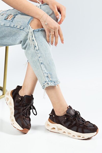 SUİNS SHOES Γυναικεία αθλητικά παπούτσια Suins Meloni Model Γνήσιο Δέρμα Αθλη...