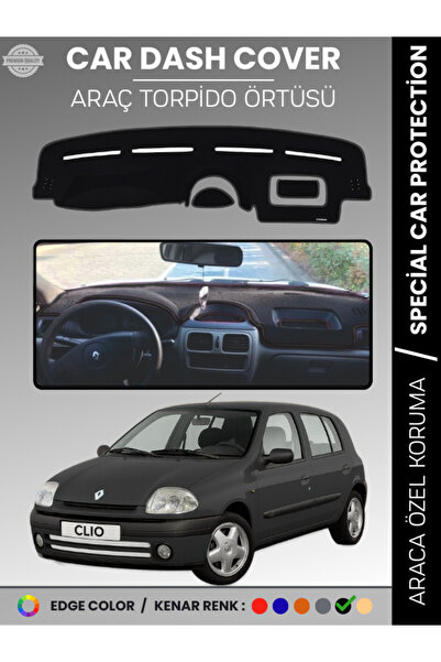 e-biz Renault Clio 2 Airbagsiz (2001-2012) Dashboard Cover Front Chest Protec...