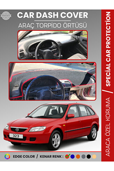 e-biz غطاء لوحة التحكم لسيارة مازدا 323 BJ هاتشباك (1998-2003) - حماية كاملة ...