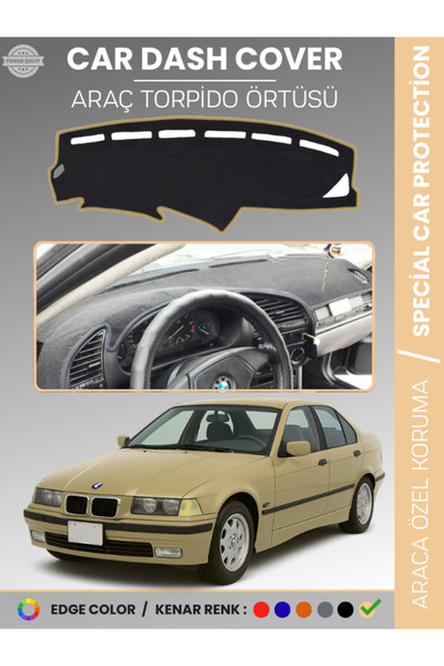 e-biz غطاء توربيدو لسيارة BMW E36 (1990-2000) لحماية الصدر الأمامي وحماية الت...