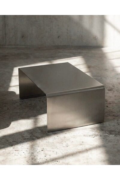 essuchouse winnet paslanmaz metal orta sehpa şık dekotatif salon sehpası