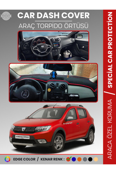 e-biz غطاء صندوق السيارة الأمامي لـ DACIA SANDERO STEPWAY (2015-2021) مع حماي...