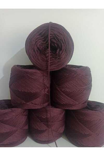 İPEK YÜN İPLİK DÜNYASI Koton (Mercerizat Italian) Fir de tricotat (Prune) 100gr