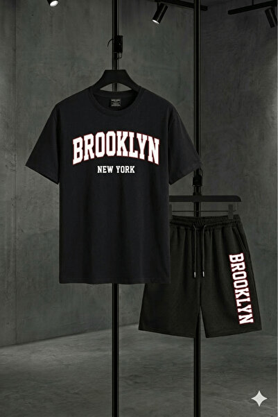 YRN COLLECTION Unisex Sports Shorts T-Shirt Set – Oversized Summer Casual Spo...