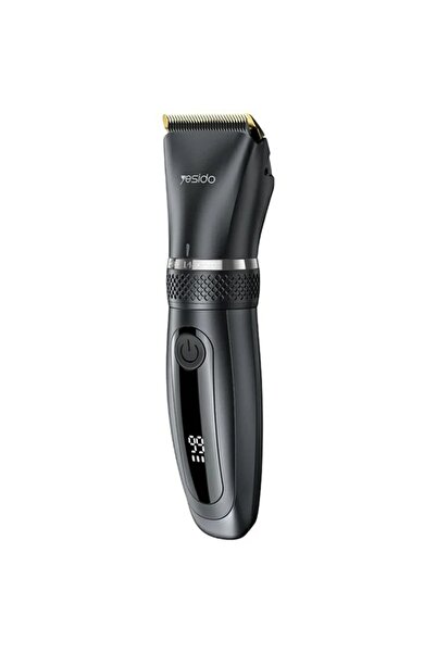 Yesido Hair Clipper, 1200mAh Battery, IPX5, 5 Steps, Black