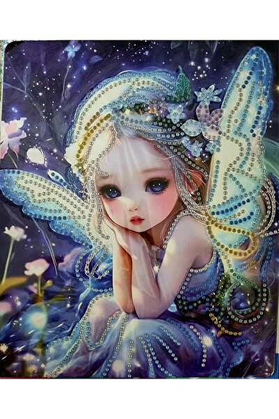 Hobiline 5D Πίνακας Μωσαϊκού Ταπετσαρίας με Χάντρες που Κολλάνε 21*25 εκ. ΝΕΡ...