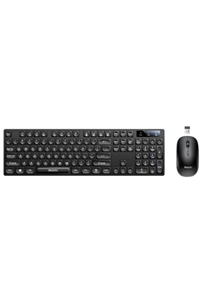 Yesido Wireless keyboard and mouse set, 2.4GHz, 104 keys, 1000 DPI, ABS, Yesi...