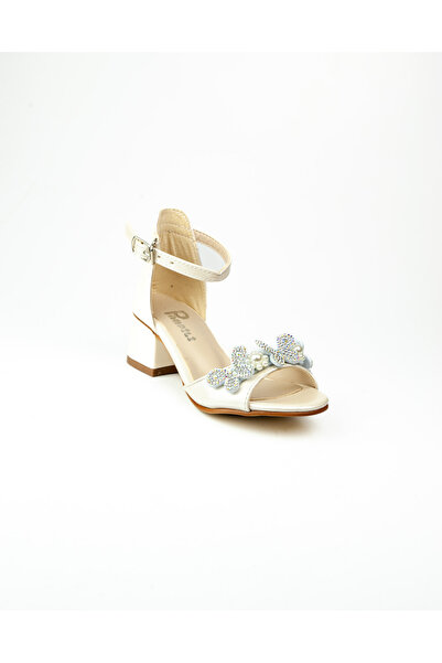 Minican 710 Stoned Heeled Girls' Evening Dress Shoes