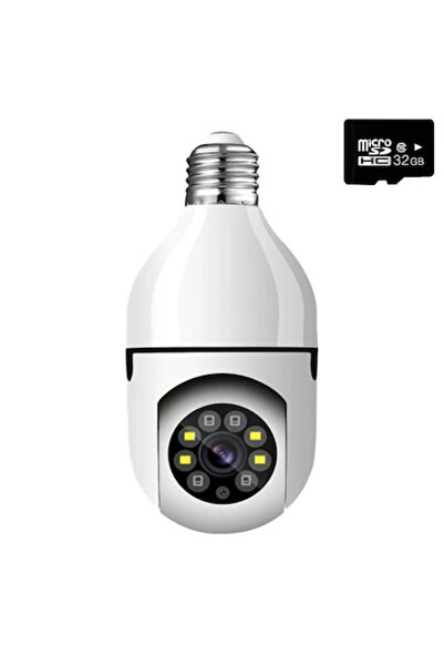 GIIISTER GIISTER 360° Surveillance Camera, 1080p HD, TF Card 32G, Automatic T...