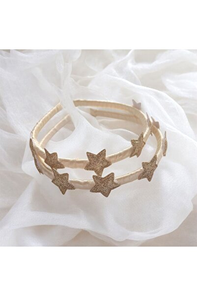 The Cloudish Shop Coroană pentru copii, culoare aurie, cu stea argintie aurie...