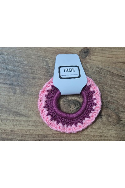 Zelayn Χειροποίητο πλεκτό κλιπ μαλλιών