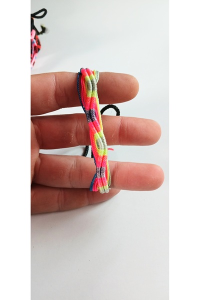 TUTU DESİGN Handmade Rasta Color Braided Bracelet – Adjustable Surf Style Uni...
