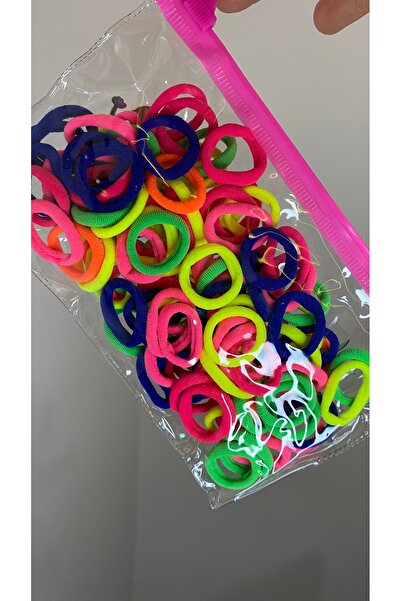 SELUVİA Set de 100 de mini-agrafe de păr pentru fete – Elastic de păr pentru ...