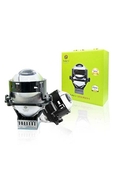 TOBYS Toby’s Lens Plus-1 3 Inch Bi-LED Projector Headlight 80W Pair – 5500K
