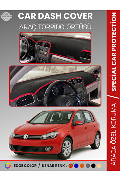 e-biz غطاء لوحة القيادة لسيارة فولكس فاجن جولف 6 (2008-2012) مع حماية كاملة ل...