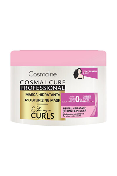COSMALINE Mască profesională pentru păr creț, Oh My Curls hidratantă, Cosmal ...