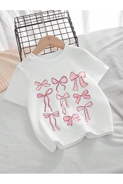 Velostra Girl's Colorful Ribbon Printed Oversized Comfortable Daily Use Combe...