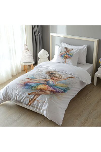 Şen Dekorasyon Fairy Girl Duvet Cover Set