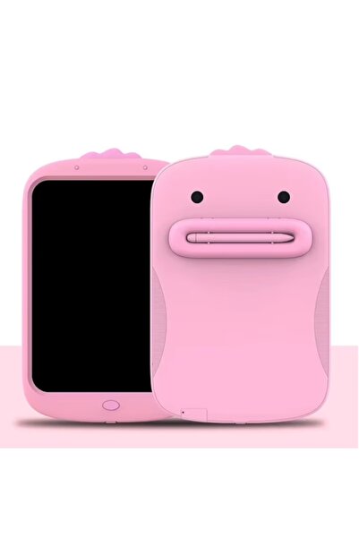 zyteq LCD Tablet, 12 inch, Duck Shape, Pink, Shockproof, Stylus Included